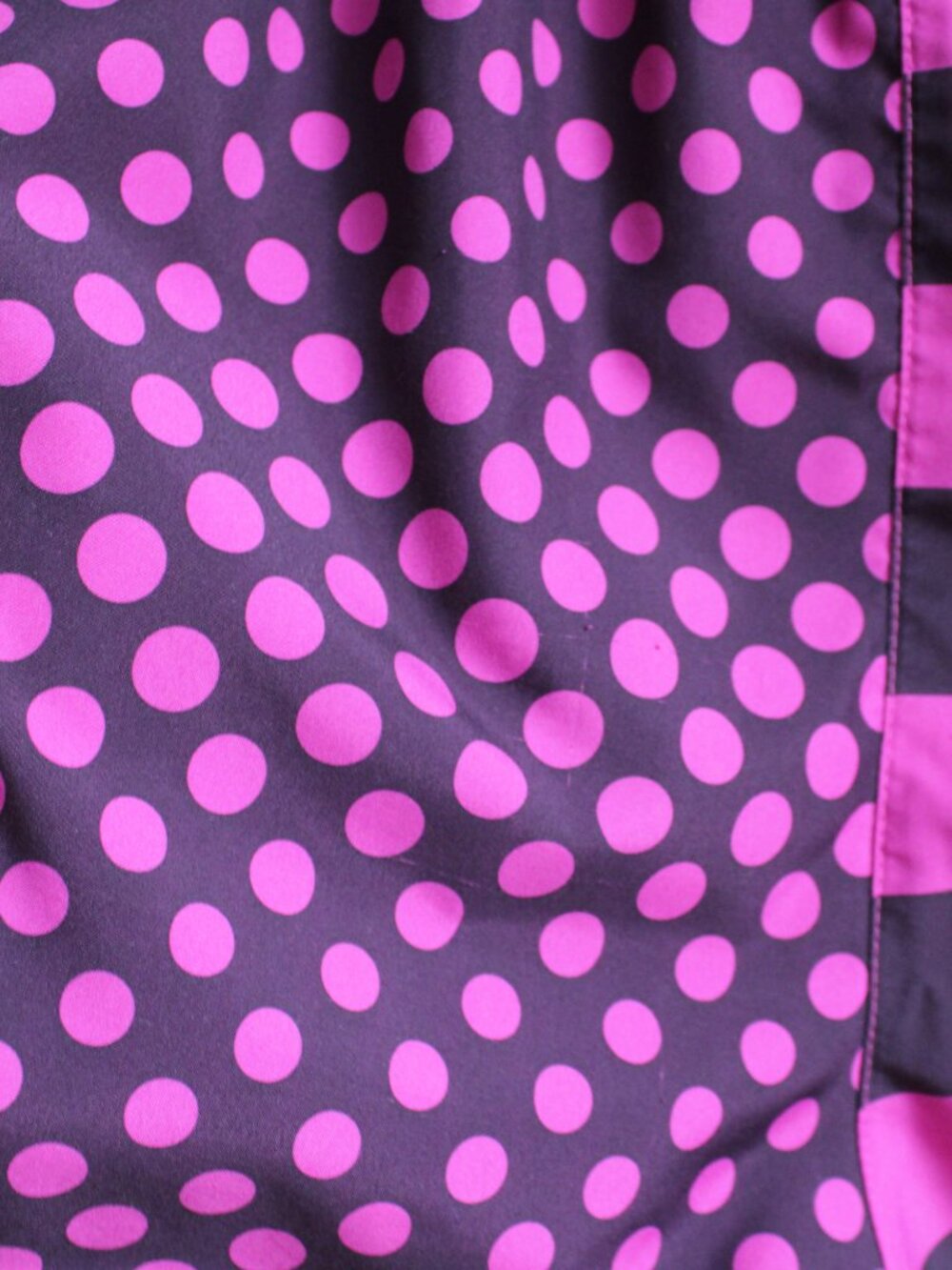 Nike Dry-Fit Mix Print Purple Pink Polka Dot Striped Running Shorts Size Small - Picture 6 of 7
